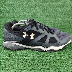 Under Armour Training Shoes Mens 10 Gray‎ Micro G Strive IV 1252360-029 Athletic